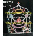 fashion cheap tall pageant crown tiara